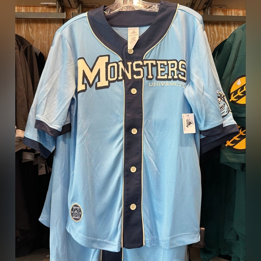 Disney Parks Monsters University Baseball Jersey Unisex